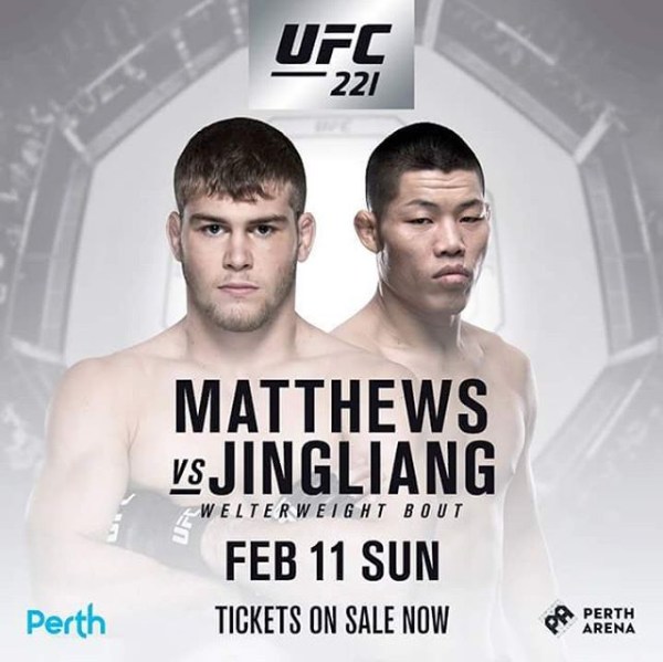 Jake Matthews, one of the Australians taking the UFC by storm